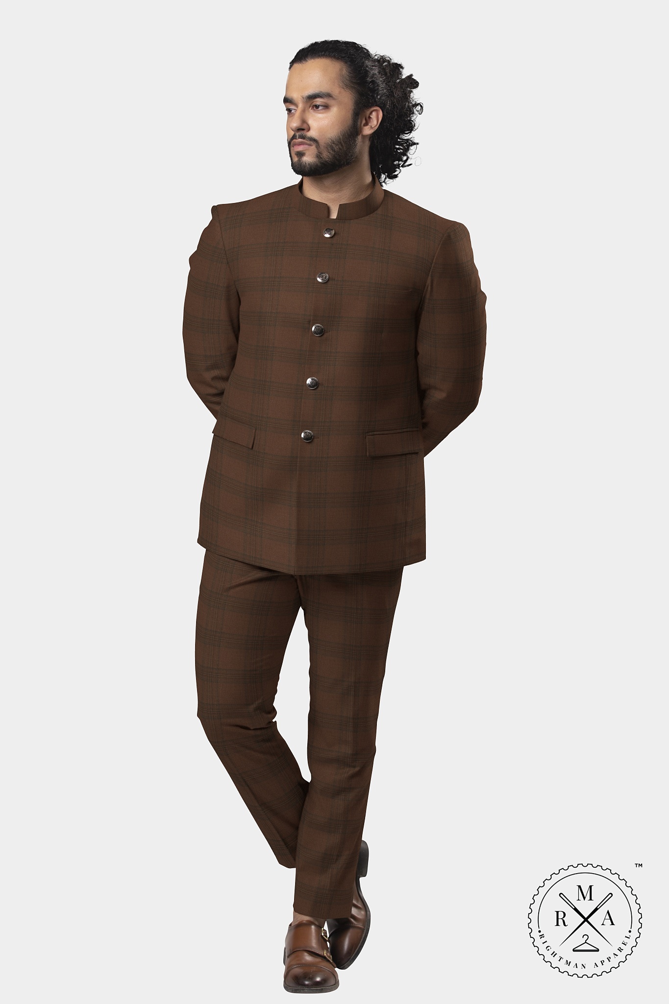 Cocoa Brown Colour Jodhpuri Suit SU330